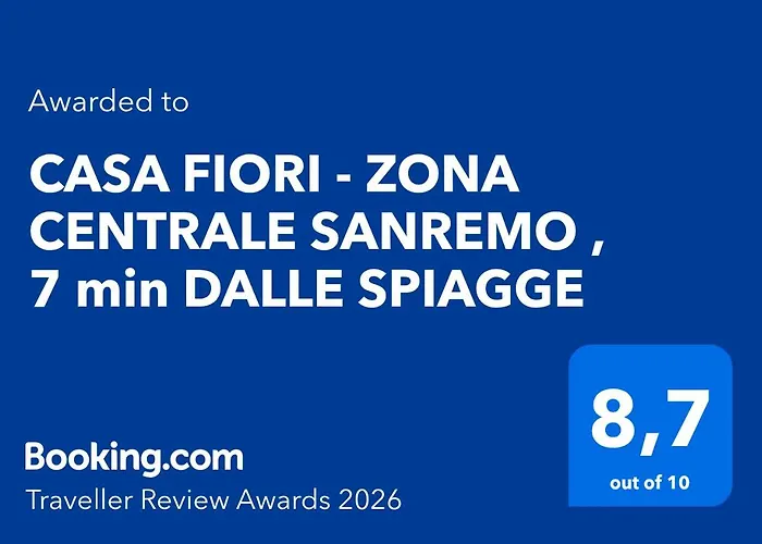 Casa Fiori - Zona , 7 Min Dalle Spiagge Санремо